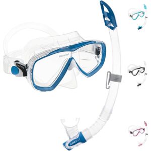 Cressi Estrella - Combo Set Mask Estrella + Snorkel Gamma, Transparent/Blue, One Cressi Estrella - Combo Set Mask Estrella + Snorkel Gamma, Transparent/Blue, One