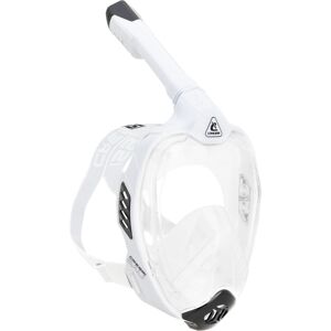 CRESSI Bali Full Face Mask White/Black L/XL - Unisex Integral Snorkel Mask, Anti CRESSI Bali Full Face Mask White/Black L/XL - Unisex Integral Snorkel Mask, Anti