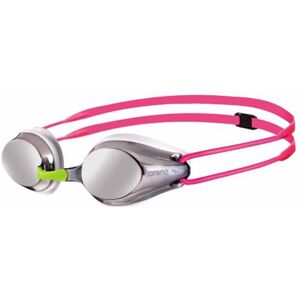 (One Size, Silver/White/Fuchsia) Arena Childrens/Kids Tracks Swimming Goggles (One Size, Silver/White/Fuchsia) Arena Childrens/Kids Tracks Swimming Goggles