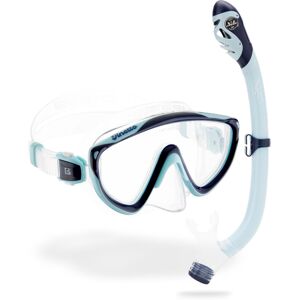 CRESSI Tinetto & Iguana Dry Blue Navy/Ice Cyan - Kids Snorkeling Kit (Mask & Sno CRESSI Tinetto & Iguana Dry Blue Navy/Ice Cyan - Kids Snorkeling Kit (Mask & Sno