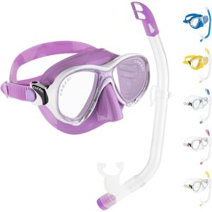 Cressi Marea Vip Jr, New Premium Colorama Snorkeling Set 7/13 Years (Made in Ita Cressi Marea Vip Jr, New Premium Colorama Snorkeling Set 7/13 Years (Made in Ita