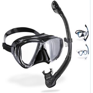 CRESSI Big Eyes+Alpha Ultra Dry Combo Black/Black - Combo Set Mask + Snorkel UD CRESSI Big Eyes+Alpha Ultra Dry Combo Black/Black - Combo Set Mask + Snorkel UD