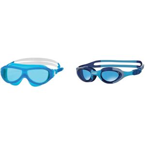 Zoggs Phantom Junior Mask Blue White Tint Blue & Super Seal Kids Swimm Zoggs Phantom Junior Mask Blue White Tint Blue & Super Seal Kids Swimm