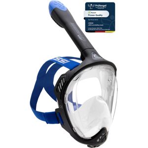 CRESSI Java Full Face Mask Black/Blue L/XL-Unisex Full Face Snorkel Mask, Ultra CRESSI Java Full Face Mask Black/Blue L/XL-Unisex Full Face Snorkel Mask, Ultra