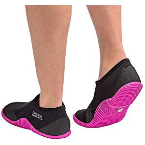 Cressi Unisex Minorca Premium Shorty Boots Neoprene 3mm, Black Sole Pink, M - 7/ Cressi Unisex Minorca Premium Shorty Boots Neoprene 3mm, Black Sole Pink, M - 7/