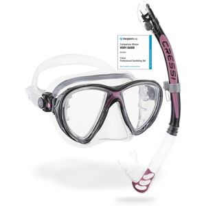 Cressi Big Eyes Evolution Mask & Alpha Ultra Dry Snorkel - Dive Combo Set, One S Cressi Big Eyes Evolution Mask & Alpha Ultra Dry Snorkel - Dive Combo Set, One S