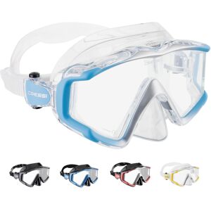 Cressi Liberty 3 Windows-Diving/Snorkeling Panorama Mask, Clear/Blue/Silver, Uni Cressi Liberty 3 Windows-Diving/Snorkeling Panorama Mask, Clear/Blue/Silver, Uni