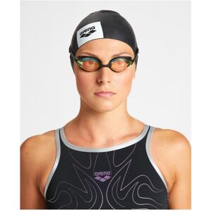 (Yellow Copper-Black) Arena Cobra Original Swipe Mirror Goggles Anti Fog Hydrody (Yellow Copper-Black) Arena Cobra Original Swipe Mirror Goggles Anti Fog Hydrody