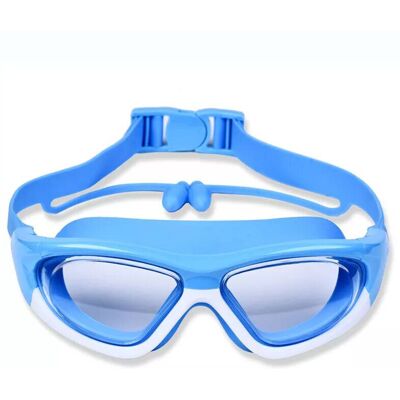 DINAMR (Blue) Antifog Swimming Goggles Kids Swim Glasses With Ear Plugs No Leak Anti Uv DINAMR (Blue) Antifog Swimming Goggles Kids Swim Glasses With Ear Plugs No Leak Anti Uv