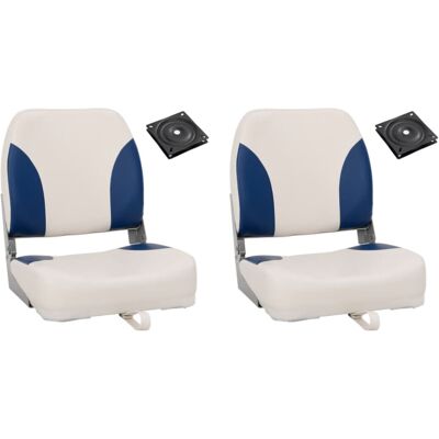 vidaXL Boat Seat Set Foldable with Upholstery - Boat seat set vidaXL Boat Seat Set Foldable with Upholstery - Boat seat set