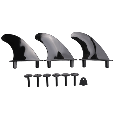 Unbranded 3Pcs Soft Top Surfboard Fins Sets for Softboard Paddle Board Unbranded 3Pcs Soft Top Surfboard Fins Sets for Softboard Paddle Board