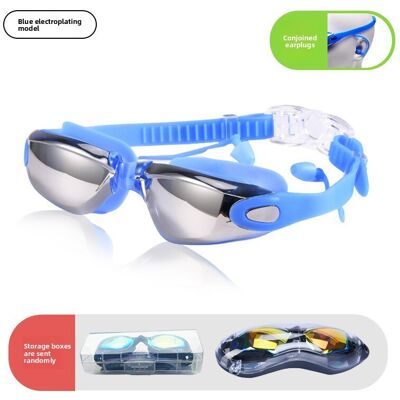 Unbranded (Blue) Goggles Swimming Adult With Antifog Uv Protection For Water Sports Traini Unbranded (Blue) Goggles Swimming Adult With Antifog Uv Protection For Water Sports Traini