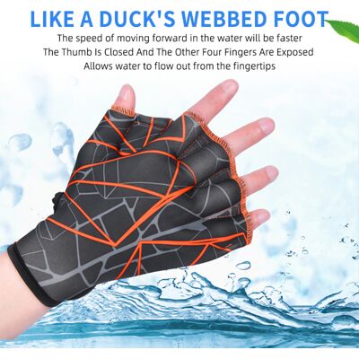 Unbranded Non-slip Breathable Swim Gloves for Men & Women, Adjustable, 3 Colors Unbranded Non-slip Breathable Swim Gloves for Men & Women, Adjustable, 3 Colors