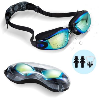 Unbranded Anti-Fog Swim Goggles, 180-Degree Wide Vision With Flexible Silicone Frame, Comf Unbranded Anti-Fog Swim Goggles, 180-Degree Wide Vision With Flexible Silicone Frame, Comf