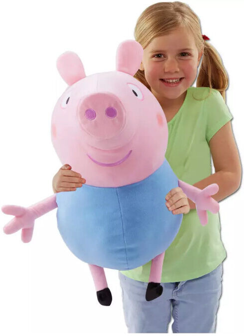 (George) Peppa Pig Giant Talking Peppa Pig or George Soft Toy