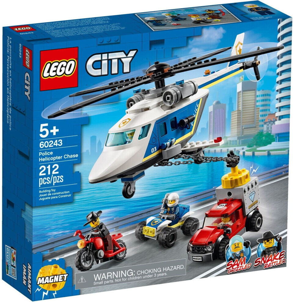 Lego City Police Helicopter Chase 60243