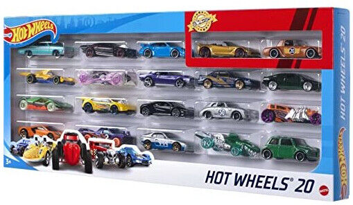 Hot Wheels 20Car Pack Assorted 116 scale Toy Vehicles Great Gift for Kids and Collectors 3