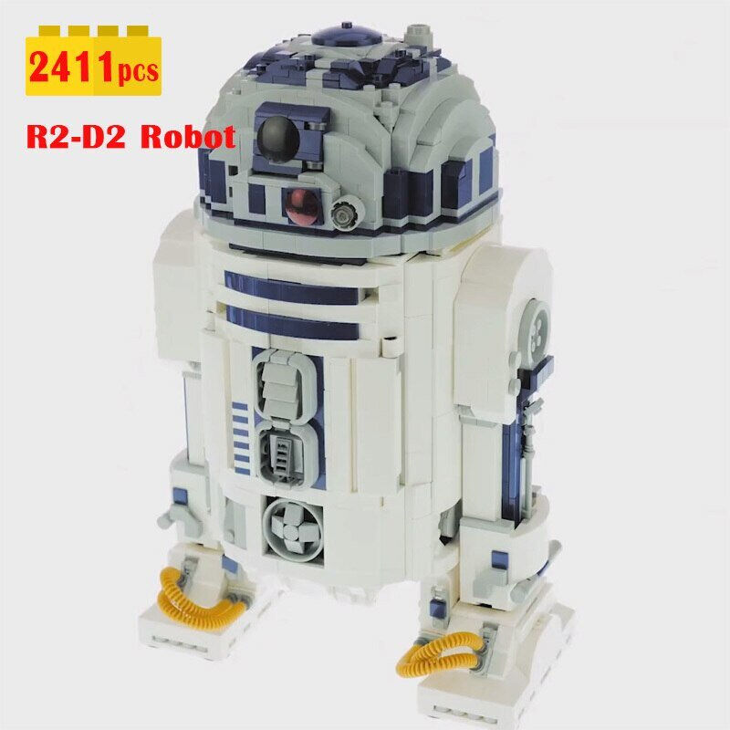 Aihontai (Paper manual, No original Box) 75308 FIT 2314PCS Robot Star Space Union R2D2 Mo