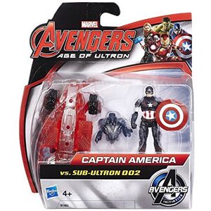 Marvel Avengers Age of Ultron Captain America vs Sub-Ultron 002 Action Figure Pa Marvel Avengers Age of Ultron Captain America vs Sub-Ultron 002 Action Figure Pa