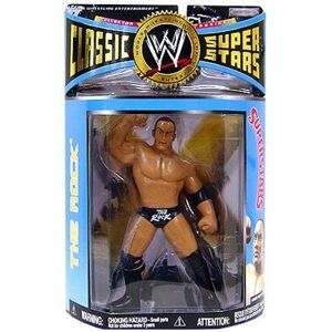 WWE Wrestling Classic Superstars Series 15 Action Figure The Rock LJN Style WWE Wrestling Classic Superstars Series 15 Action Figure The Rock LJN Style