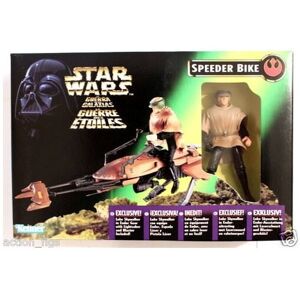 Star Wars Power of the Force POTF Speeder Bike with Luke in Endor Gear (EU) Star Wars Power of the Force POTF Speeder Bike with Luke in Endor Gear (EU)