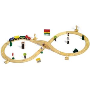 Gamez Galore Wooden Train Set - 40 pieces Gamez Galore Wooden Train Set - 40 pieces