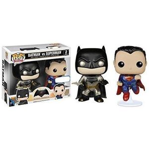 Funko DC Heroes Batman VS. Superman Metallic 2-Pack Pop Vinyl Set Funko DC Heroes Batman VS. Superman Metallic 2-Pack Pop Vinyl Set