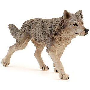 Papo Wild Animal Kingdom Figure, Grey Wolf Papo Wild Animal Kingdom Figure, Grey Wolf