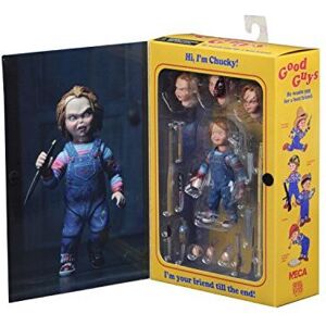 NECA Ultimate Chucky 4-Inch Scale Action Figure - 4 Interchangeable Heads, 20+ A NECA Ultimate Chucky 4-Inch Scale Action Figure - 4 Interchangeable Heads, 20+ A