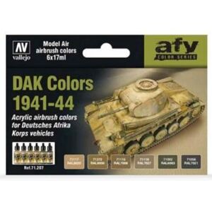 Vallejo DAK Colors 1941-1944 - Acrylic Paint Set Vallejo DAK Colors 1941-1944 - Acrylic Paint Set