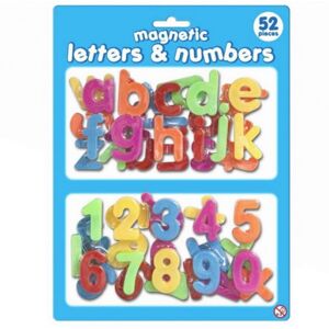 Kandy Toys Magnetic 52 Piece Plastic Letters and Numbers Kandy Toys Magnetic 52 Piece Plastic Letters and Numbers