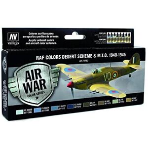 Vallejo RAF Desert Set Model Air Paint, 17ml Vallejo RAF Desert Set Model Air Paint, 17ml