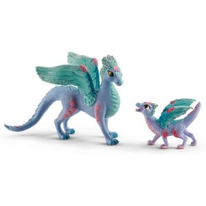 Schleich Bayala Blossom Dragon Mother and Baby Toy Figures Schleich Bayala Blossom Dragon Mother and Baby Toy Figures