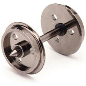 HORNBY R8097 Metal 3 Hole Disc Wheel Sets Pack 10 HORNBY R8097 Metal 3 Hole Disc Wheel Sets Pack 10