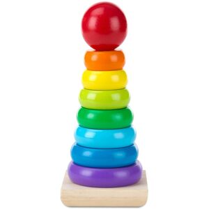 Melissa & Doug Rainbow Stacker Classic Toy (Developmental Toys, Superior Craftsm Melissa & Doug Rainbow Stacker Classic Toy (Developmental Toys, Superior Craftsm