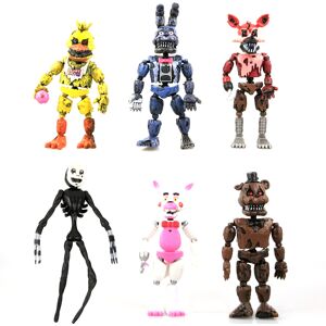 Unbranded 6PCS Five Nights At Freddy's FNAF Bunnie Game 6" Action Figure Doll Toys Gifts Unbranded 6PCS Five Nights At Freddy's FNAF Bunnie Game 6" Action Figure Doll Toys Gifts