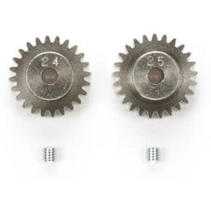 Tamiya 50477 24T, 25T AV Pinion Gear Set (TA03/TA04/TA05/TB02/TB03/TB04/TT02) Tamiya 50477 24T, 25T AV Pinion Gear Set (TA03/TA04/TA05/TB02/TB03/TB04/TT02)