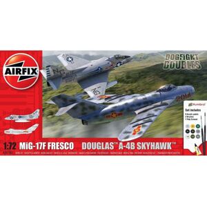 Airfix A50185 Mig 17F & A-4B Skyhawk 1:72 Model Kit Airfix A50185 Mig 17F & A-4B Skyhawk 1:72 Model Kit