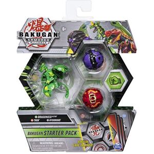 BAKUGAN 6058413 Starter Pack 3-Pack, Dragonoid Ultra, Armoured Alliance Collecti BAKUGAN 6058413 Starter Pack 3-Pack, Dragonoid Ultra, Armoured Alliance Collecti