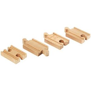 Brio World - Mini Straights Wooden Train Track for Kids Age 3 Years and Up, Comp Brio World - Mini Straights Wooden Train Track for Kids Age 3 Years and Up, Comp