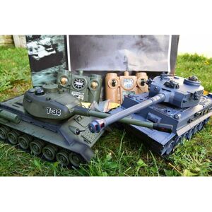 Sammar Gifts 2.4ghz RC Twin Battle Tank RC Radio Remote Control Tank Tiger-I Vs T34 Sammar Gifts 2.4ghz RC Twin Battle Tank RC Radio Remote Control Tank Tiger-I Vs T34