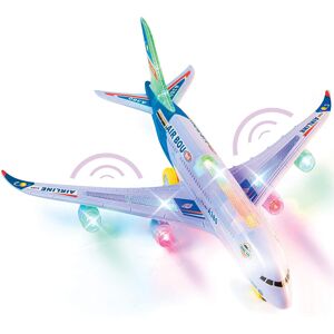 Top Race A380 Airplane Toy For Kids - Bump and Go - Big Plane Toy Model With Rea Top Race A380 Airplane Toy For Kids - Bump and Go - Big Plane Toy Model With Rea