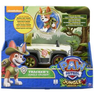 Paw Patrol Pup And Vehicle - Tracker's Jungle Cruiser - Spinmaster Paw Patrol Pup And Vehicle - Tracker's Jungle Cruiser - Spinmaster