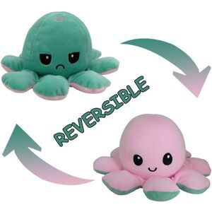 Unbranded (Light Pink + Light Green) Double-Sided Flip Reversible Octopus Plush Toy Unbranded (Light Pink + Light Green) Double-Sided Flip Reversible Octopus Plush Toy