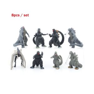 Unbranded 8pcs Godzilla VS Kong  Dinosaurs Action Figure Toy