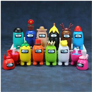 Unbranded (12pcs-B) Among Us Action Figures Car Decoration Dolls Gift Unbranded (12pcs-B) Among Us Action Figures Car Decoration Dolls Gift