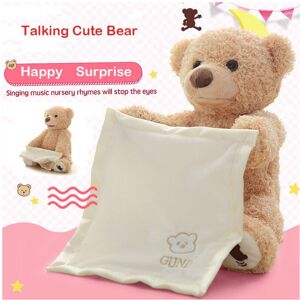 Unbranded Peek A Boo Teddy Bear Play Soft Toy Plush Blanket Unbranded Peek A Boo Teddy Bear Play Soft Toy Plush Blanket