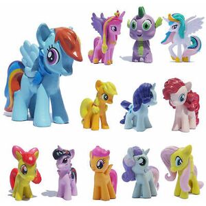 Unbranded 12-Piece My Little Pony Friendship Is Magic Action Figure Set - 1.5-2in PVC Figu Unbranded 12-Piece My Little Pony Friendship Is Magic Action Figure Set - 1.5-2in PVC Figu