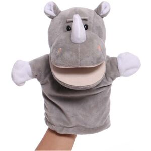 Unbranded (Rhinoceros) Animal Hand Puppet Plush Toys Telling Story Doll Unbranded (Rhinoceros) Animal Hand Puppet Plush Toys Telling Story Doll