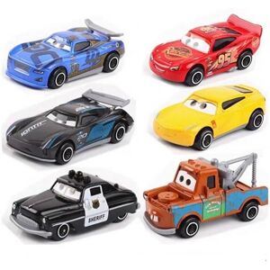 HGO 6PCS/Set Disney Pixar Cars 3 Toy 1:55 Diecast Vehicle Metal Alloy Cars Lightning HGO 6PCS/Set Disney Pixar Cars 3 Toy 1:55 Diecast Vehicle Metal Alloy Cars Lightning